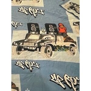 Vintage Men's Button Shirt Short Sleeve Y2K - Up Ro's Homie in a Hummer Size 3XL